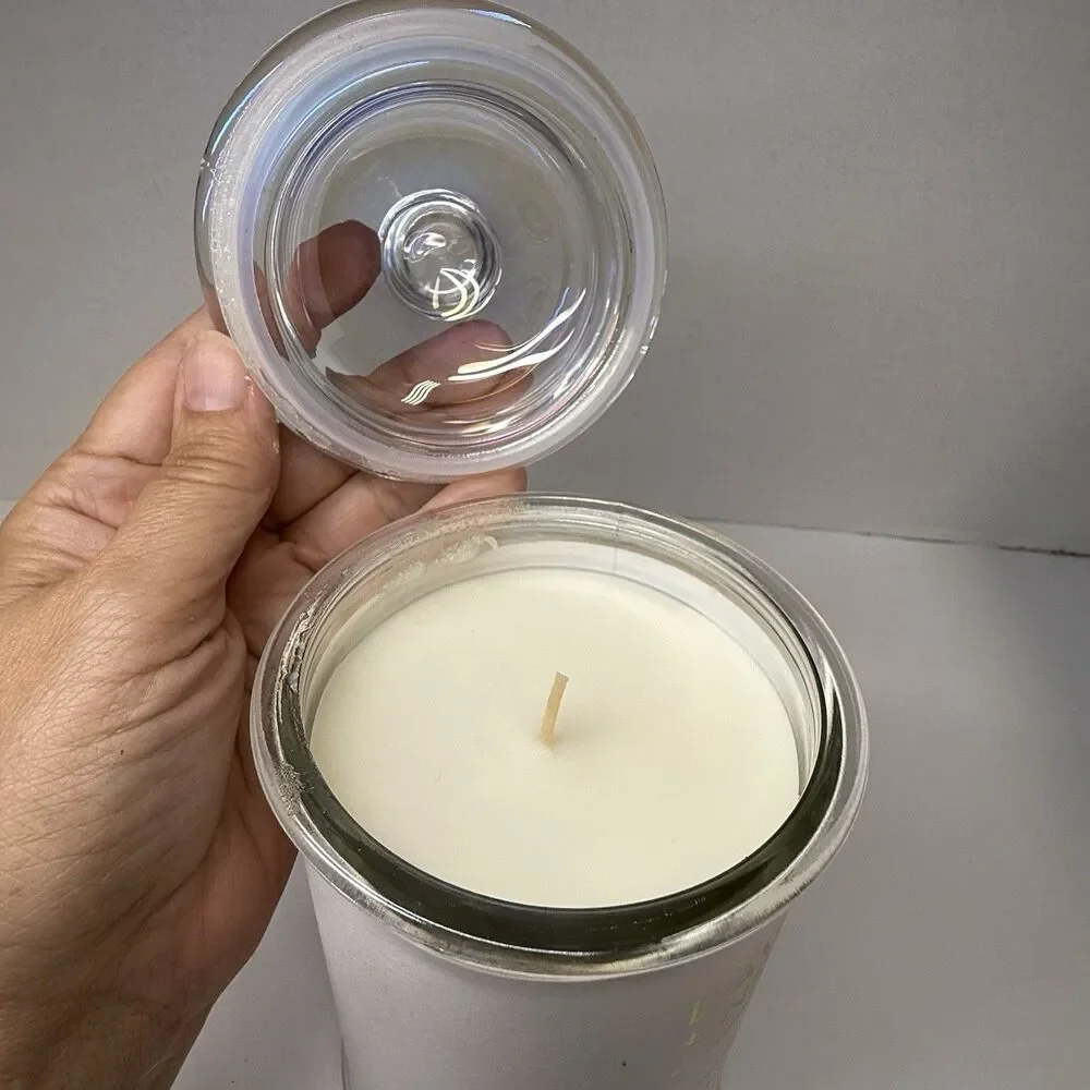 Lavender + Neroli Premium Wax Blend Artisan Candle 19 Oz Lidded Glass New